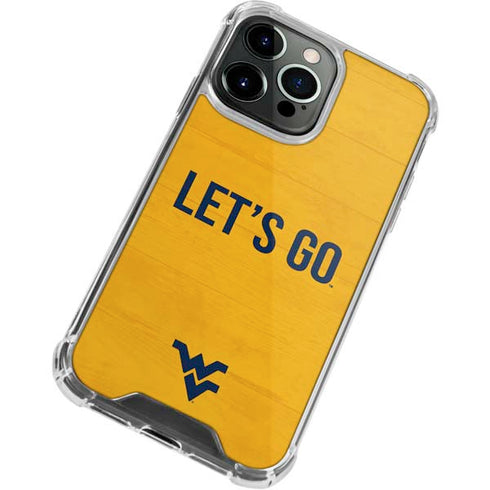 West Virginia University Mountaineers iPhone 13 Pro Max Clear Case